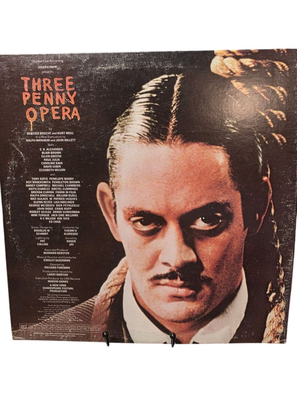 1976 Vinyl LP Threepenny Opera by Bertolt Brecht and Kurt Weill